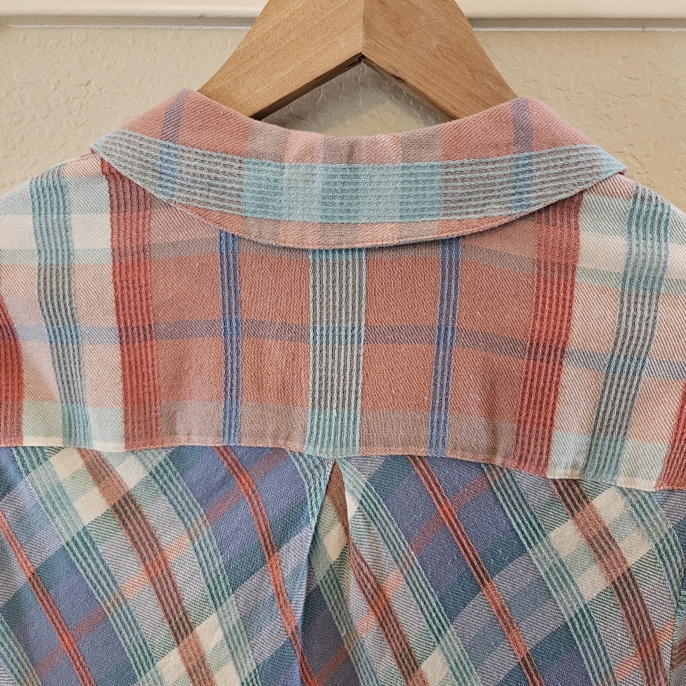 Soft Surroundings Womens Patchwork Plaid Check Tu… - image 6